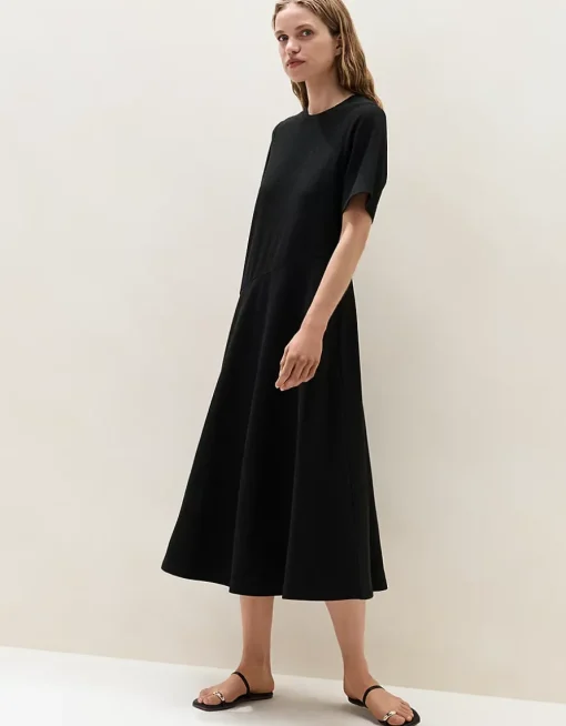 phase eight brown dress Morgan Trench BABARONI Stretch Satin Slate AL:1326 Color:Navy Bloom Statement print meets statement